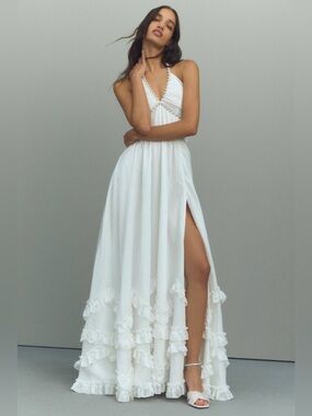 v. chapman hollyhock ruffled corset mini dress V. Chapman | Dresses | Nwt V Chapman Anthropologie Hollyhock White Ruffled Corset Mini Dress 6